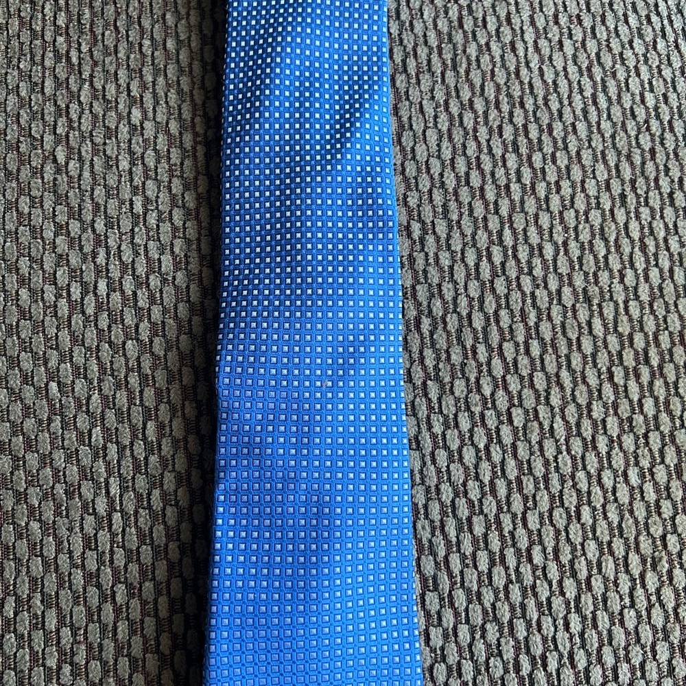 Donald Trump Classic Blue Geometric Men's Tie